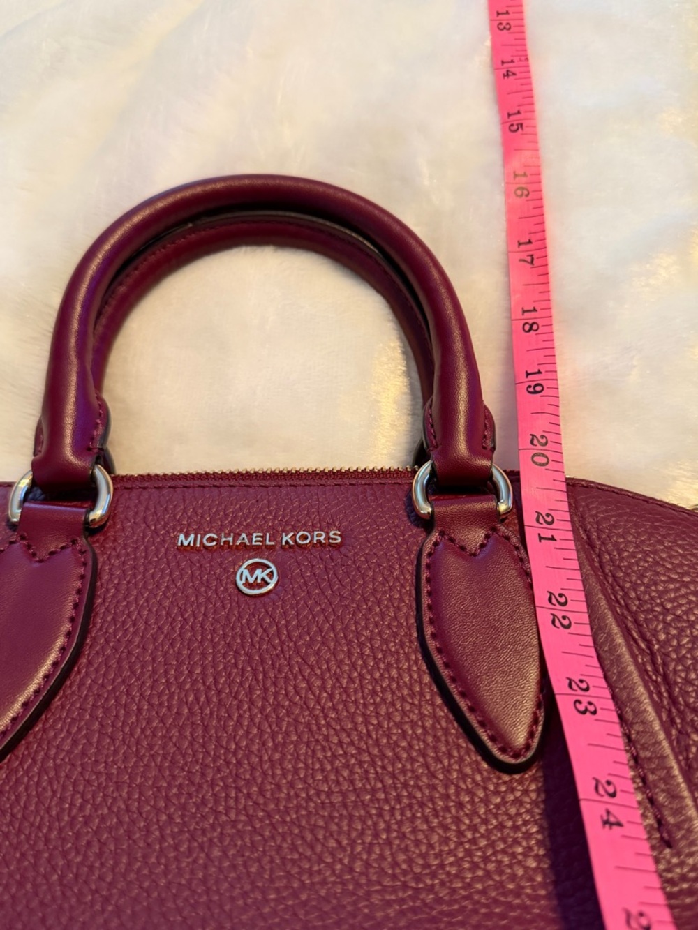 Michael Kors Small Satchel in Sienna - Picture 14 of 16